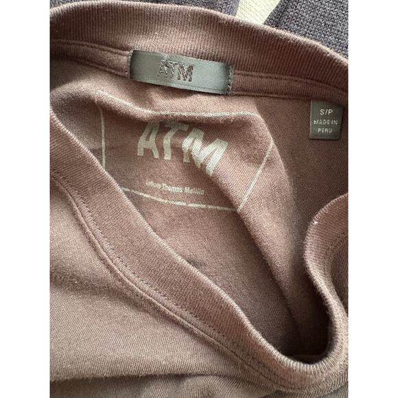 ATM High Torsion Tank Midi Slit Dress in Black Size S - Picture 4 of 8